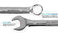 Cr-V Combination Wrench | High-Torque Long Pattern Spanner - thumbnail 10