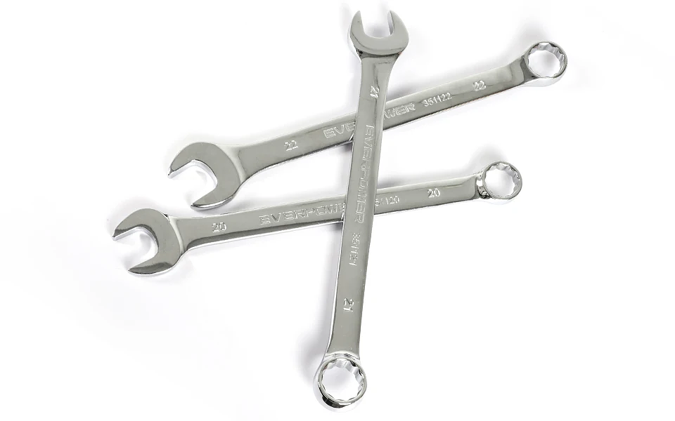 Cr-V Combination Wrench | High-Torque Long Pattern Spanner 11