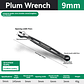 Industrial Combination Wrench | Cr-V Open-End & 12-Point Plum Spanner - thumbnail 22