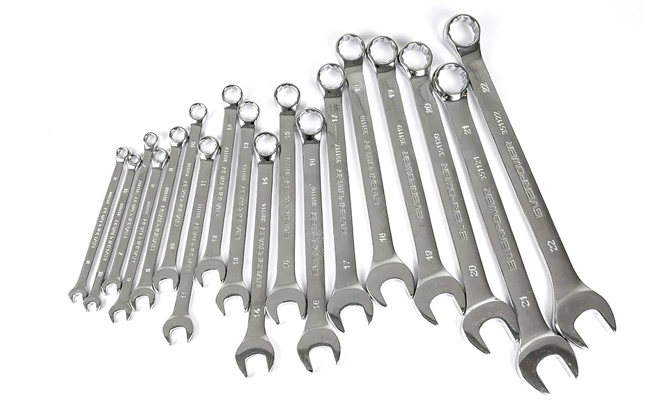 Cr-V Combination Wrench | High-Torque Long Pattern Spanner 12