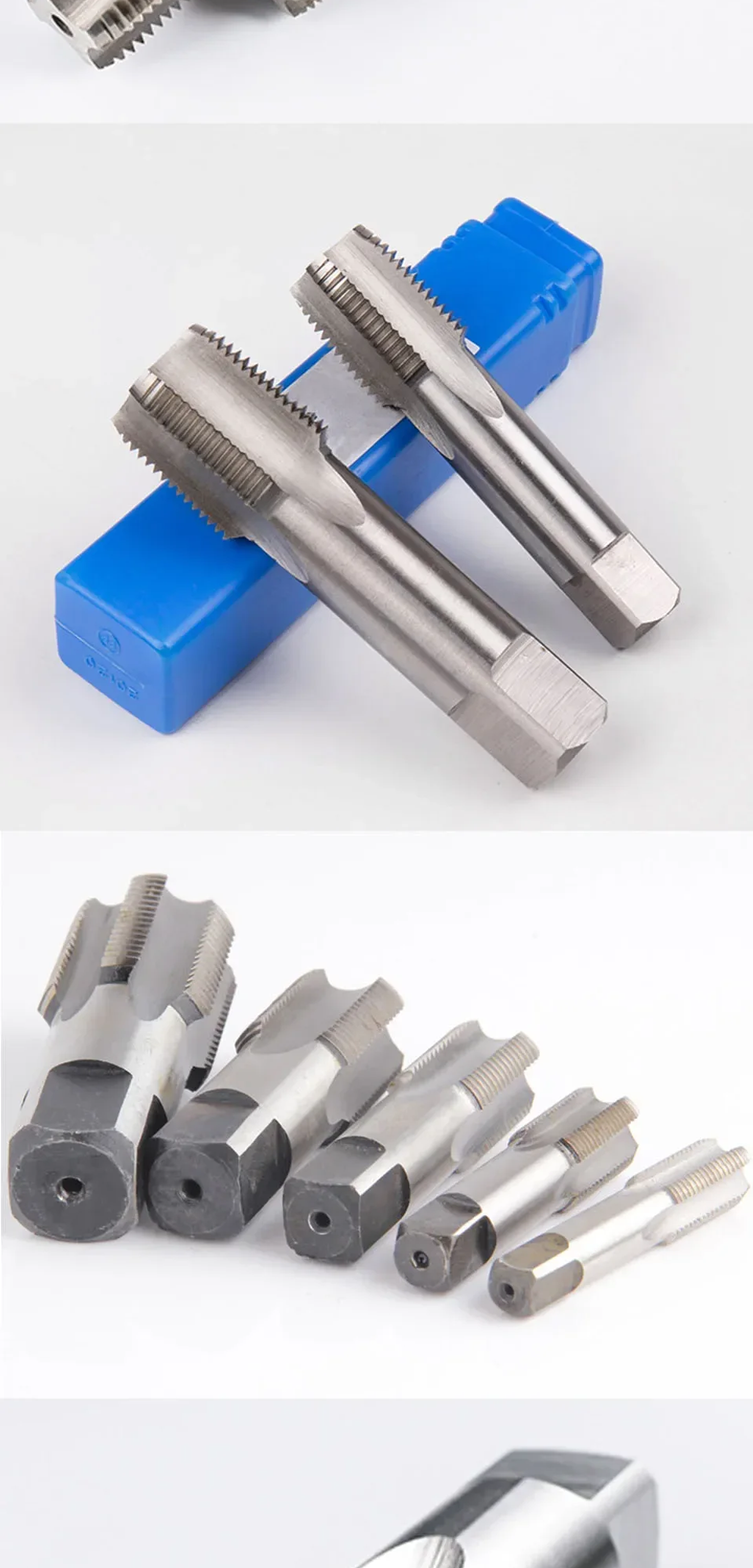 HSS Pipe Tap | Industrial 6542 High-Speed Steel Internal Threading Tool 13