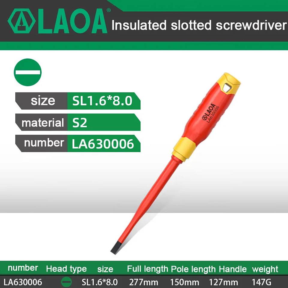 Insulated Screwdriver | 1000V High-Voltage Magnetic Driver 30