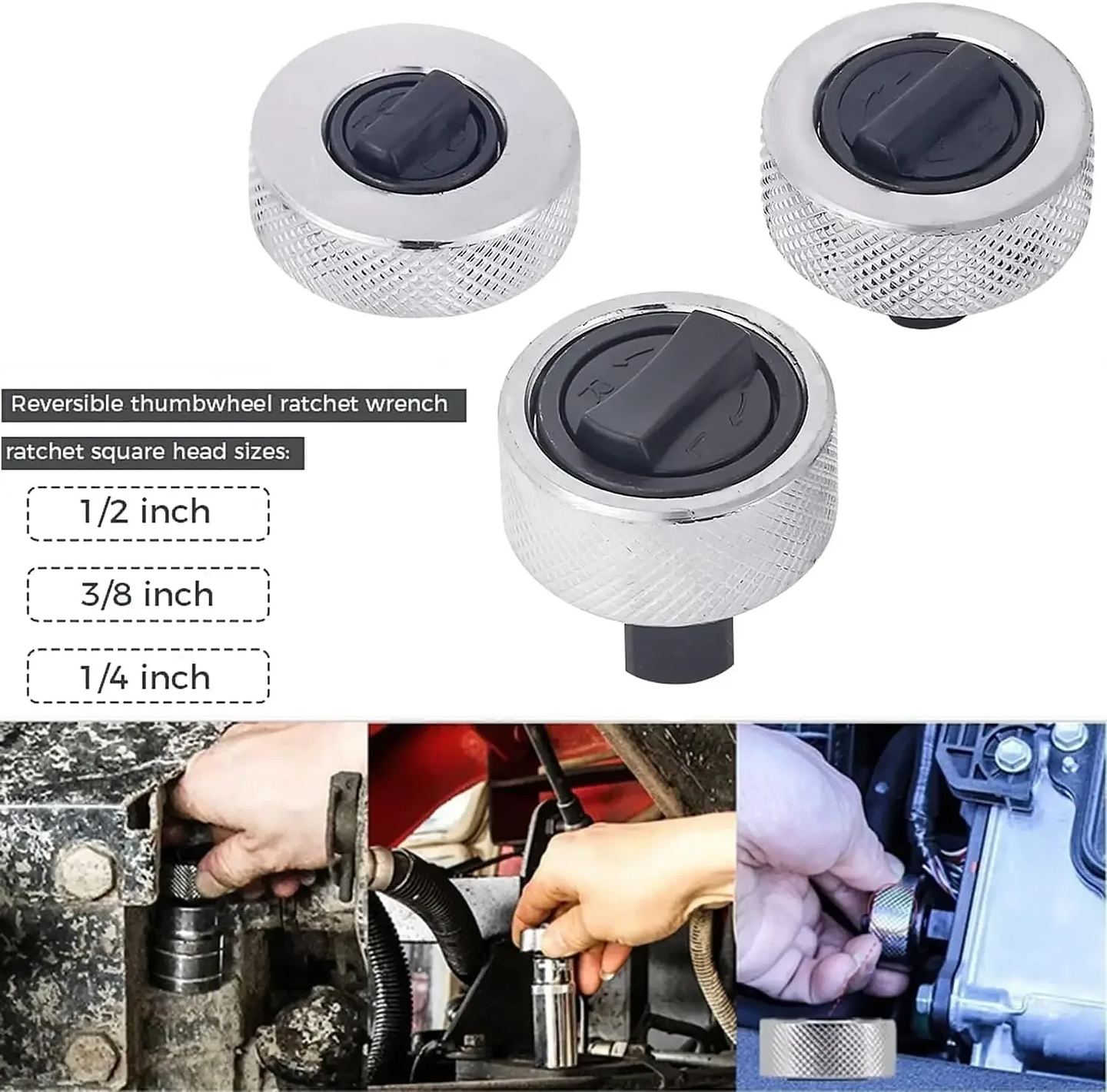 Mini Thumbwheel Ratchet Set | 1/4