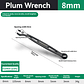 Industrial Combination Wrench | Cr-V Open-End & 12-Point Plum Spanner - thumbnail 24