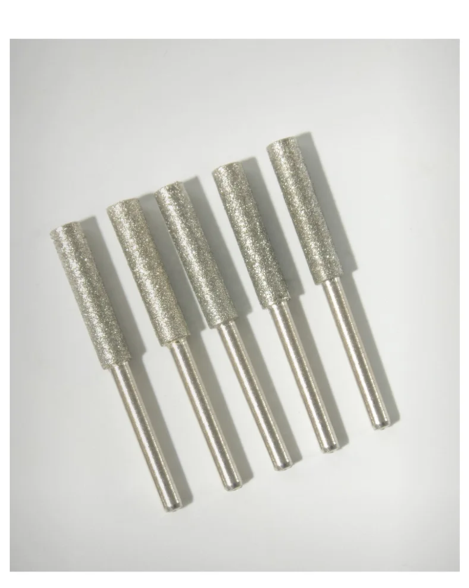 Diamond Coated Cylindrical Burr Set | Precision Chainsaw Sharpener & Grinding Bits 16