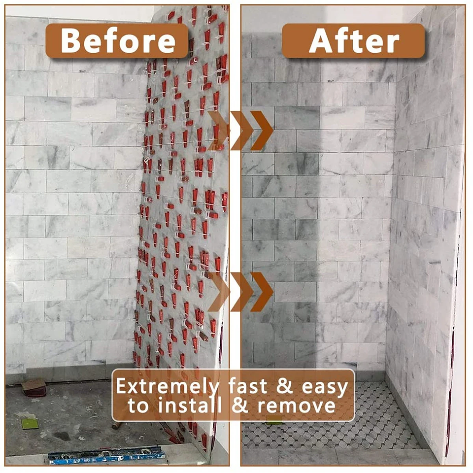 Tile Leveling Clips | 1mm–3mm Pro Floor Spacer Bases 42