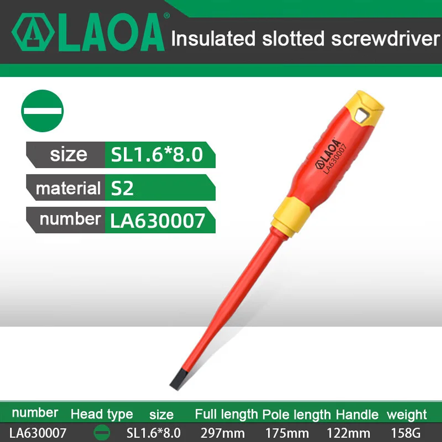 Insulated Screwdriver | 1000V High-Voltage Magnetic Driver 33