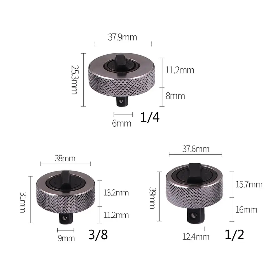 Mini Thumbwheel Ratchet Set | 1/4