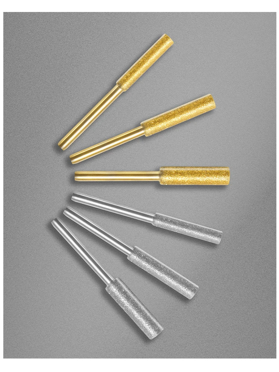 Diamond Coated Cylindrical Burr Set | Precision Chainsaw Sharpener & Grinding Bits 18