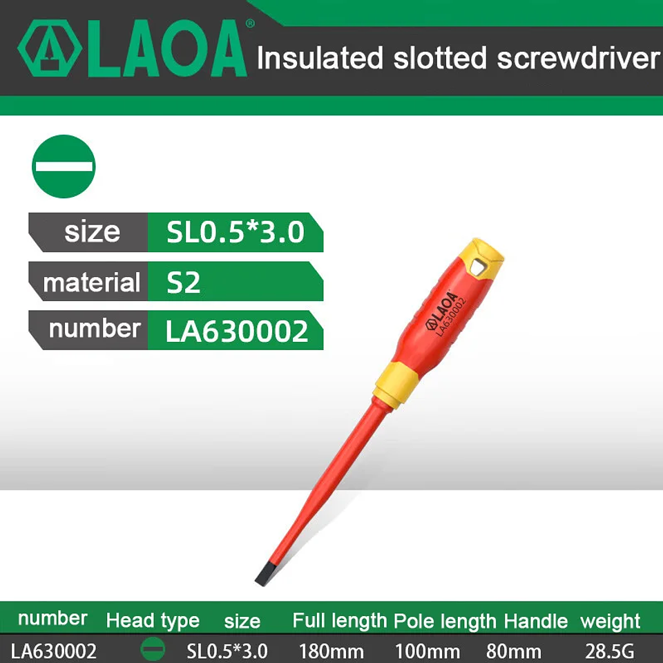 Insulated Screwdriver | 1000V High-Voltage Magnetic Driver 34