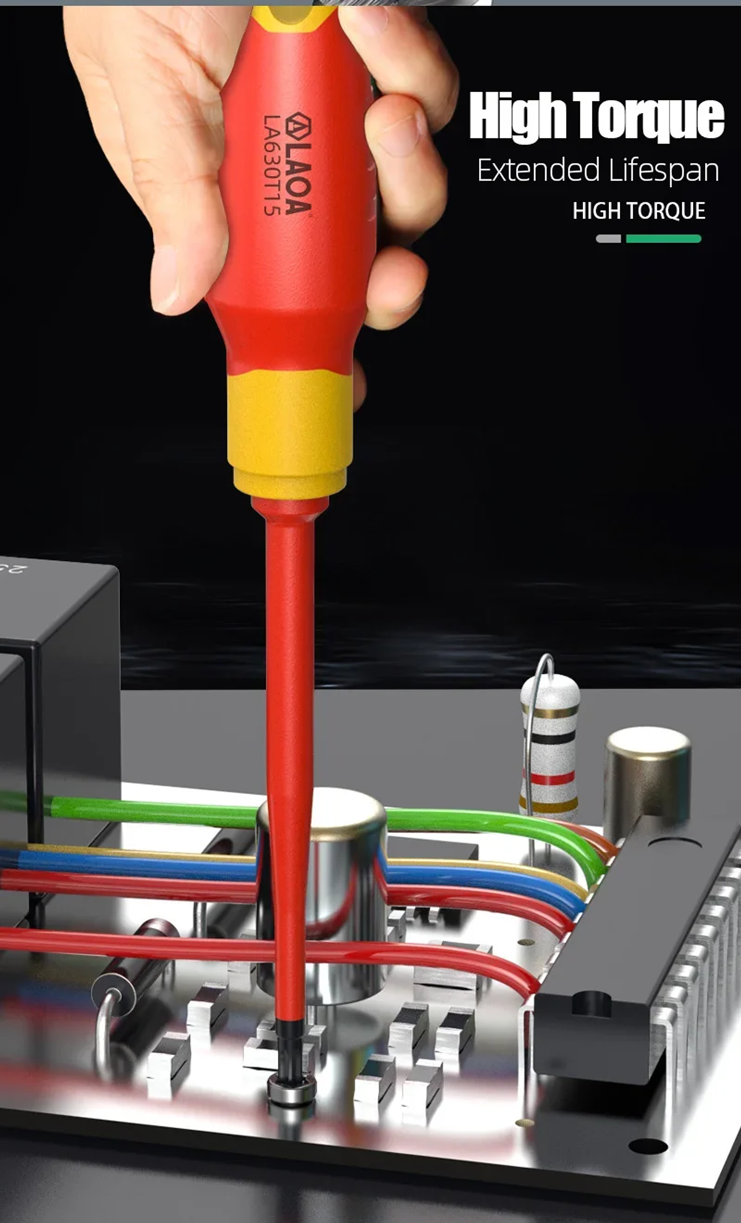 Insulated Screwdriver | 1000V High-Voltage Magnetic Driver 44