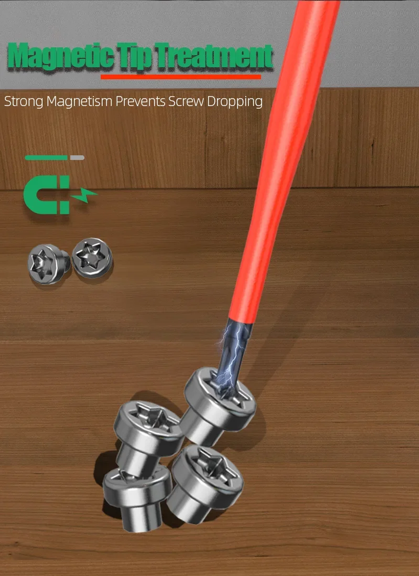 Insulated Screwdriver | 1000V High-Voltage Magnetic Driver 45