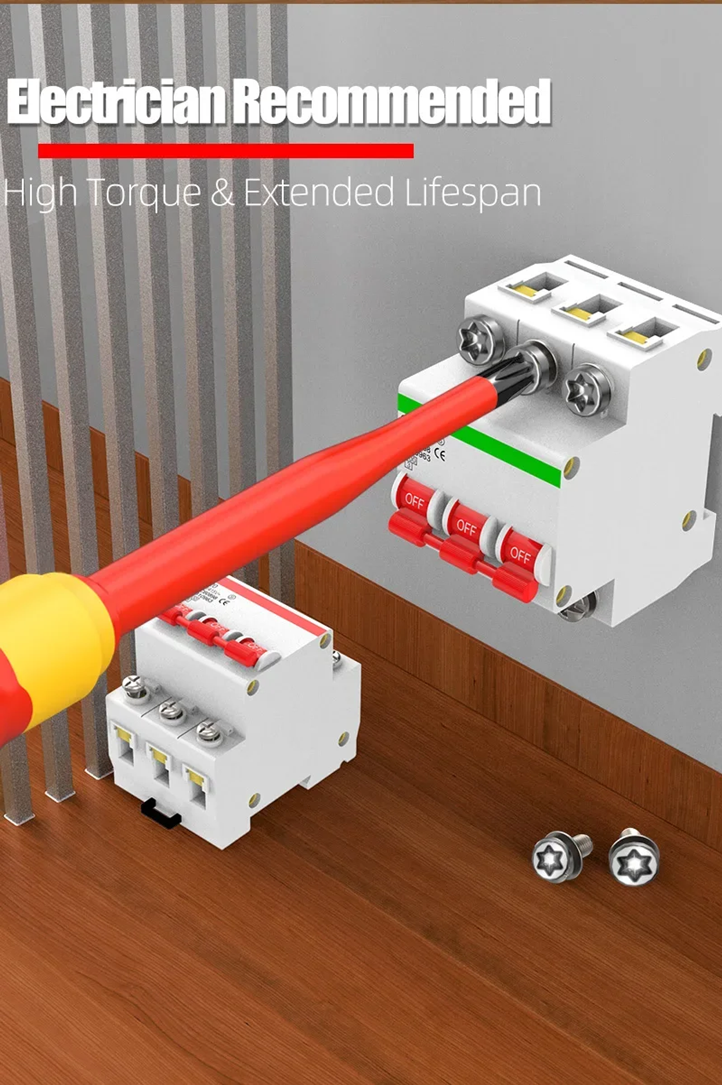 Insulated Screwdriver | 1000V High-Voltage Magnetic Driver 46
