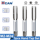 3-Piece Metric Hand Tap Set | High-Hardness Alloy Steel Threading Tool - thumbnail 1