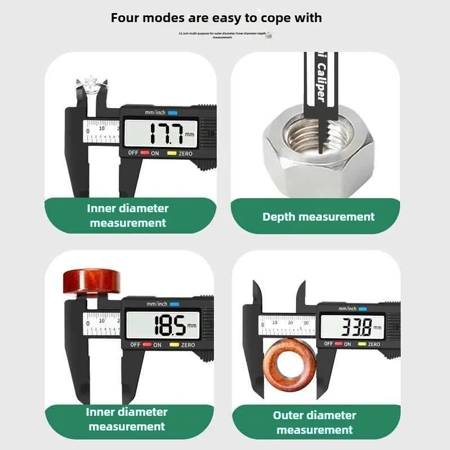Digital LCD Vernier Caliper | 150mm High-Precision Electronic Gauge 5