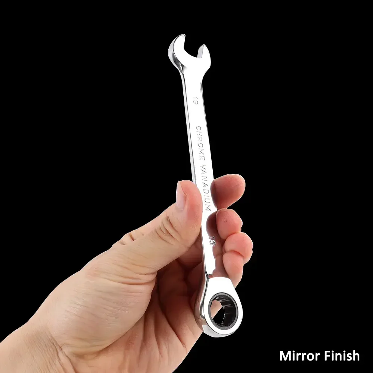 Professional Ratchet Handle Wrench | High-Torque Cr-V Steel Spanner 3