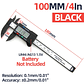 Digital LCD Electronic Caliper | Carbon Fiber Composite Micrometer & Ruler - thumbnail 10