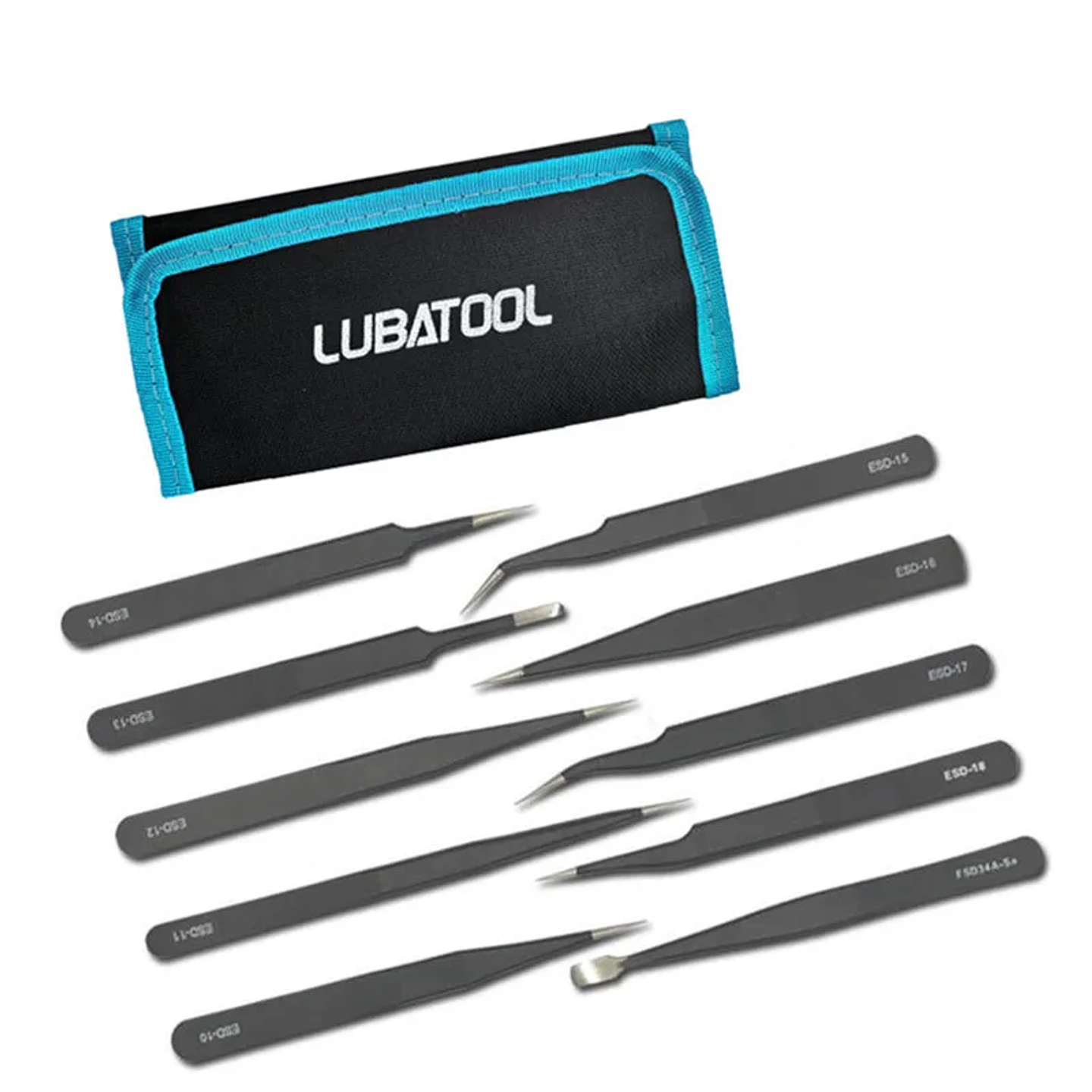 Professional Anti-Static Tweezers | High-Precision Stainless Steel Electronics Tool 3