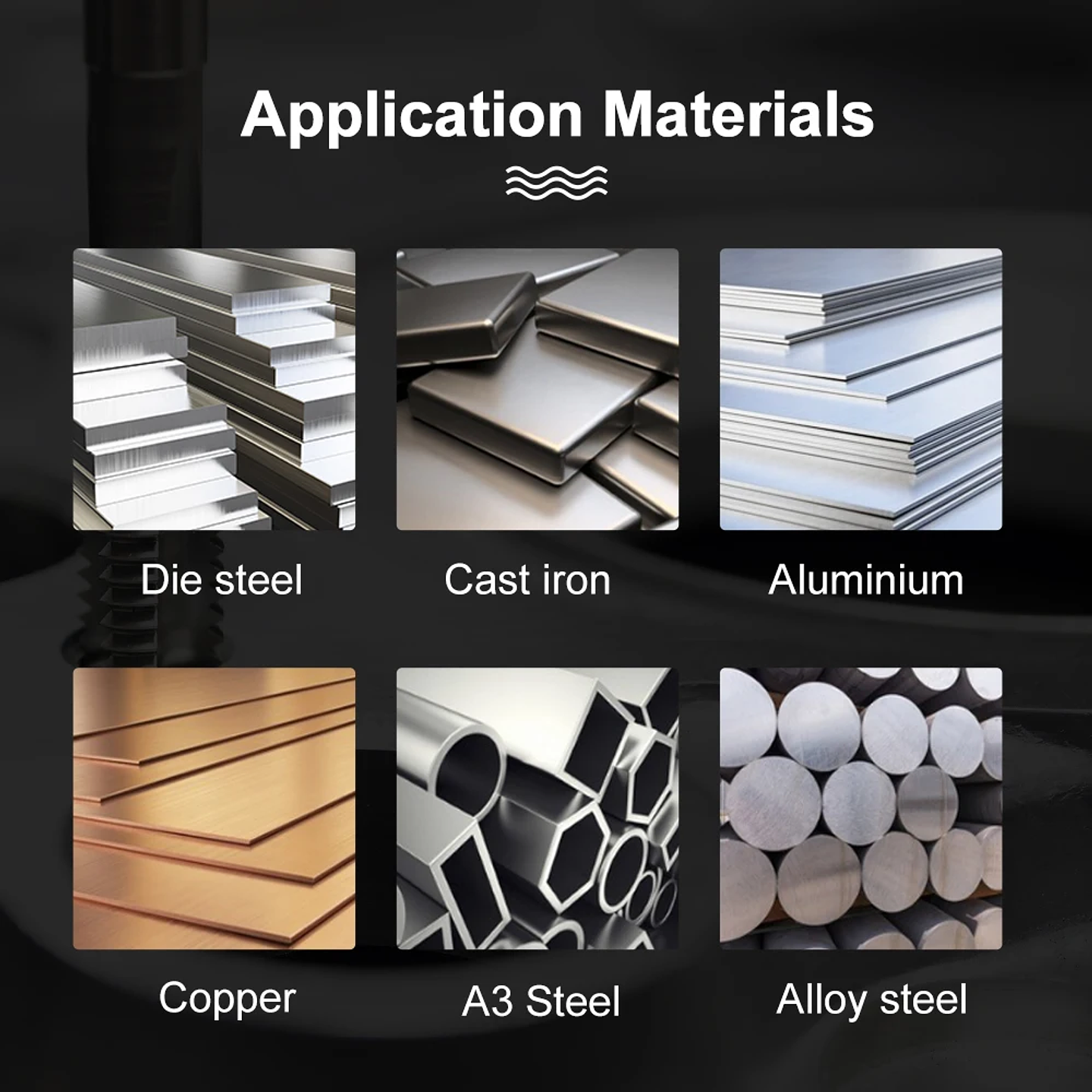 3-Piece Metric Hand Tap Set | High-Hardness Alloy Steel Threading Tool 6