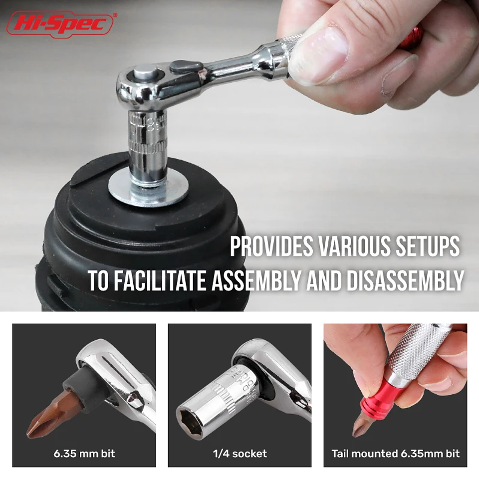 Hi-Spec Mini Double-Ended Wrench Set | Precision Cr-V Steel Spanners 3