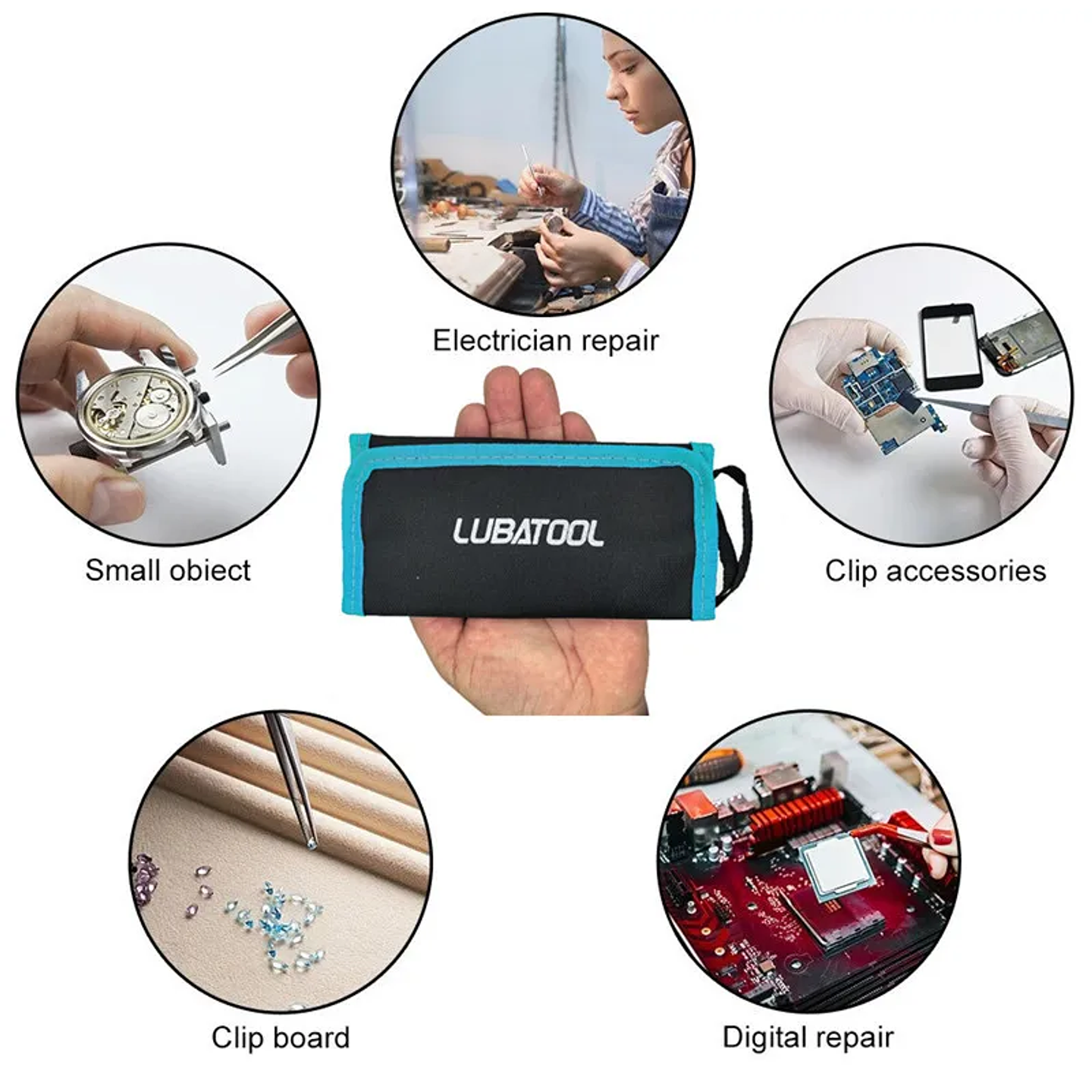 Professional Anti-Static Tweezers | High-Precision Stainless Steel Electronics Tool 4