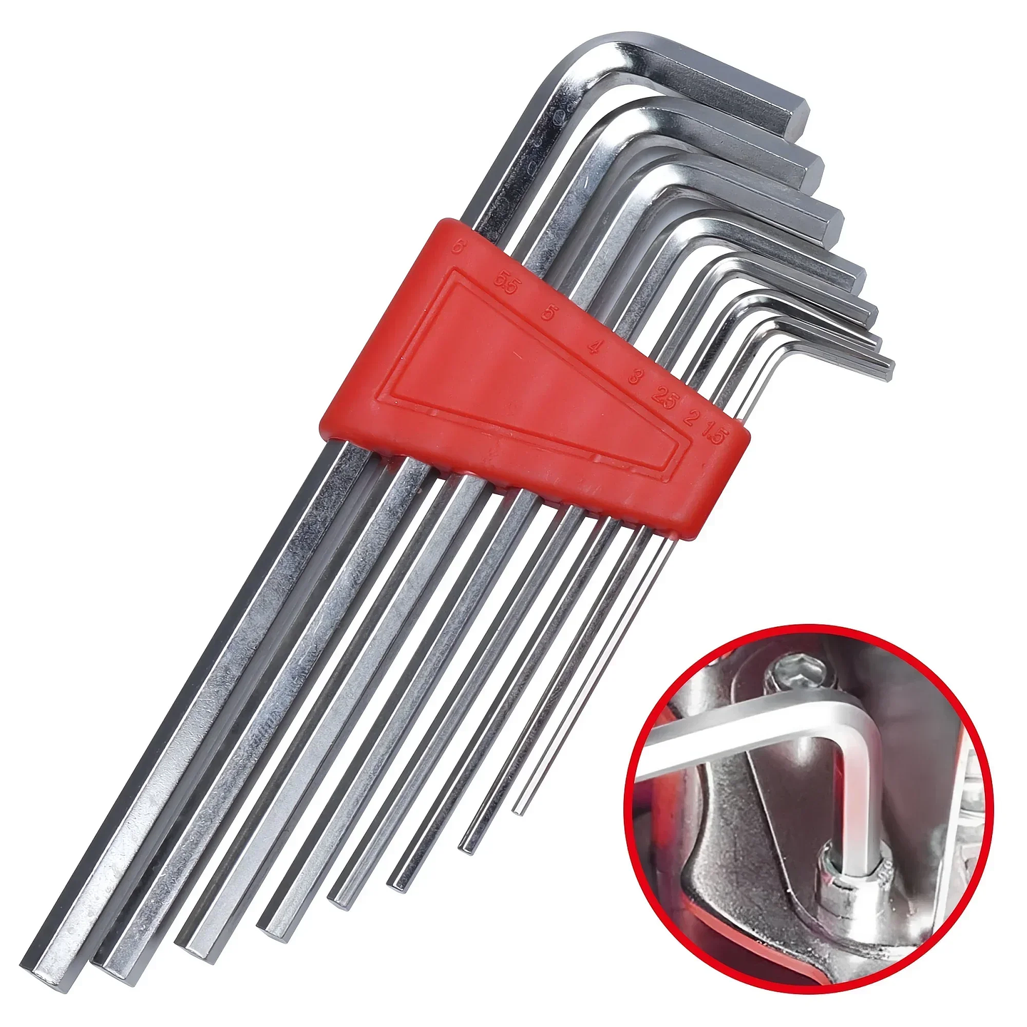 Industrial Carbon Steel Hex Key Wrench | High-Torque L-Shaped Allen Key for Metalwork 1