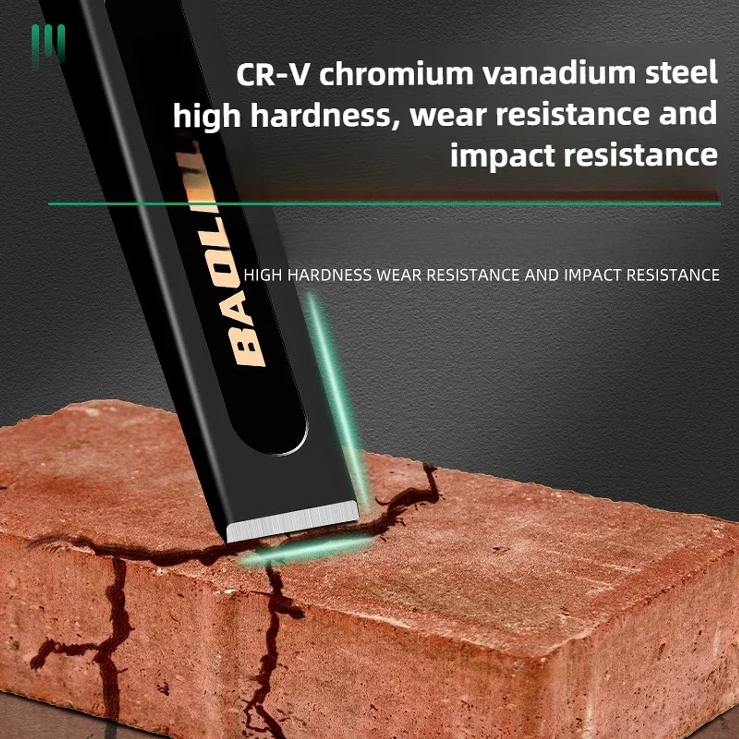 Professional Flat Head Woodworking Chisel | High-Strength Cr-V Alloy Steel Tool 3