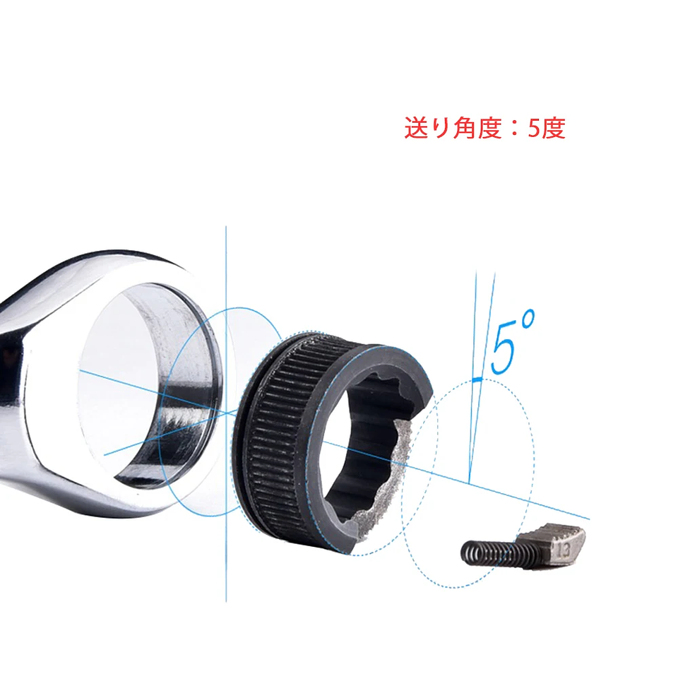 Professional Mini Wrench Set | Double-Ended Cr-V Steel Precision Spanners 5