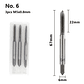 3-Piece Metric Hand Tap Set | High-Hardness Alloy Steel Threading Tool - thumbnail 11