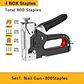Heavy-Duty Manual Staple Gun | High-Impact Construction Stapler for Home DIY & Carpentry - thumbnail 9