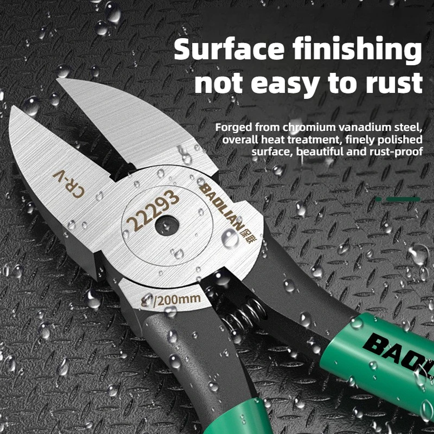 Professional Plastic Nippers | Chrome Vanadium Flush Cutters with Ergonomic Bent Handle 4