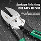 Professional Plastic Nippers | Chrome Vanadium Flush Cutters with Ergonomic Bent Handle - thumbnail 4