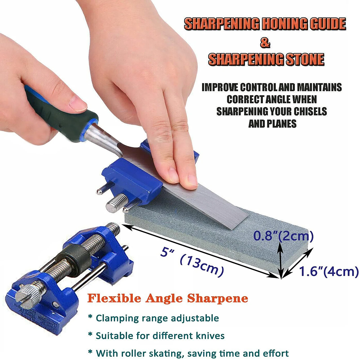 10-Piece Professional Wood Chisel Set | Chrome Vanadium Steel Carving & Carpentry Kit 8