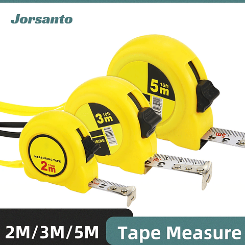 Precision Steel Tape Measure | High-Visibility Woodworking Rule with Impact-Resistant ABS Shell