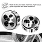 Professional Metric Round Thread Die | High-Hardness Alloy Steel Right-Hand Threading Tool - thumbnail 3