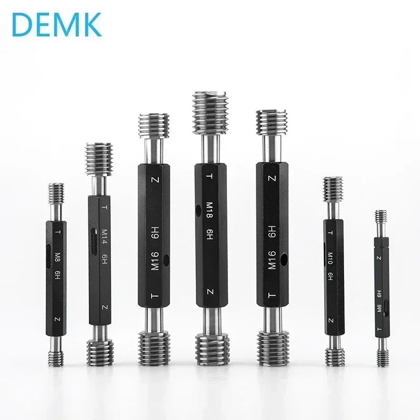 High-Precision Metric Thread Plug Gauge | 6H Accuracy Nickel-Chrome Alloy Steel Internal Thread Tester 1