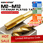 Titanium-Coated Spiral Tap | HSS Metric Machine Taps for Alloy Steel & Aluminum (M2–M12) - thumbnail 1