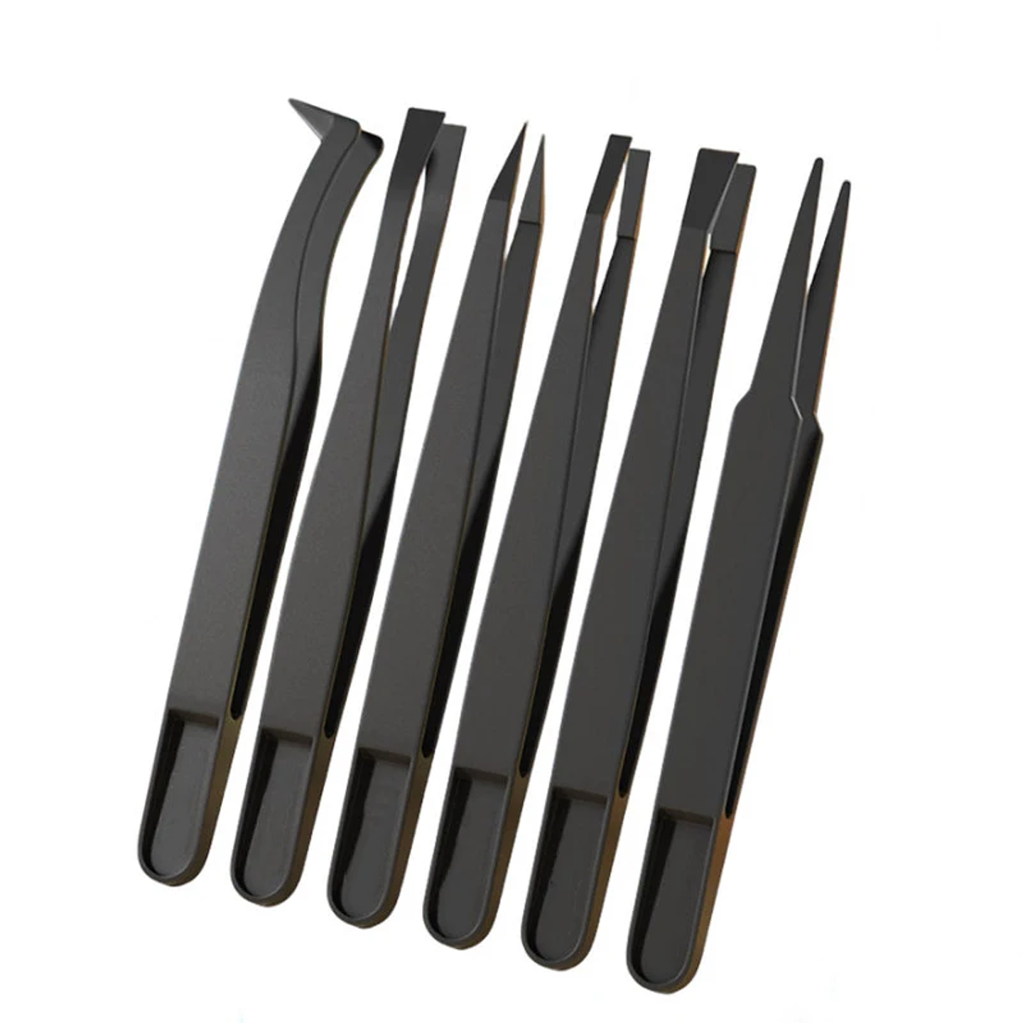 8-Piece Anti-Static ESD Plastic Tweezers Set | Precision PCB & Electronics Repair Kit 3