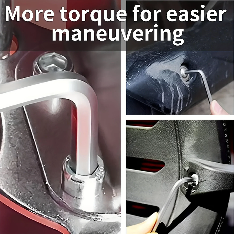 Industrial Carbon Steel Hex Key Wrench | High-Torque L-Shaped Allen Key for Metalwork 6