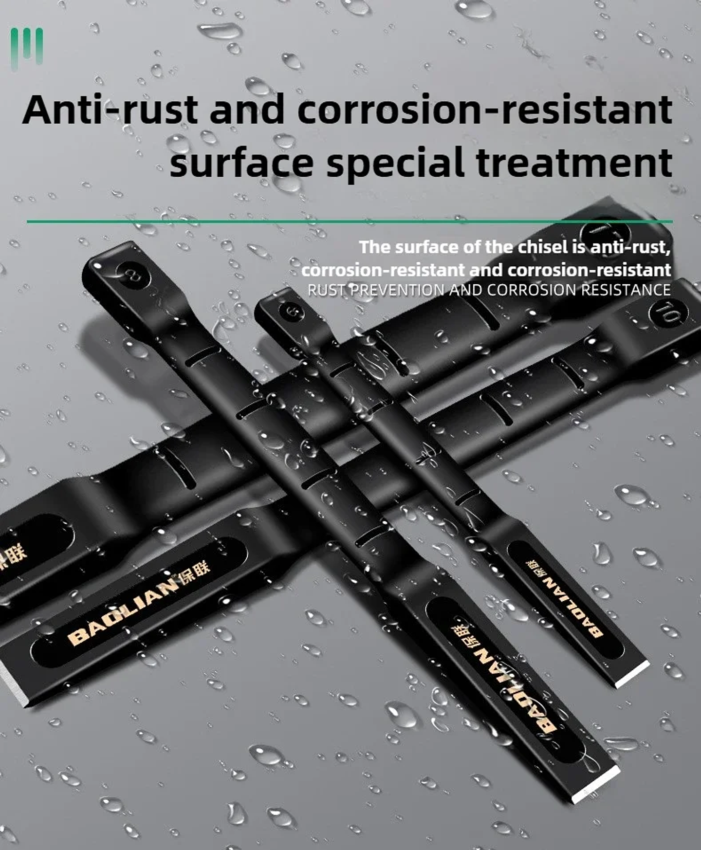 Professional Flat Head Woodworking Chisel | High-Strength Cr-V Alloy Steel Tool 10