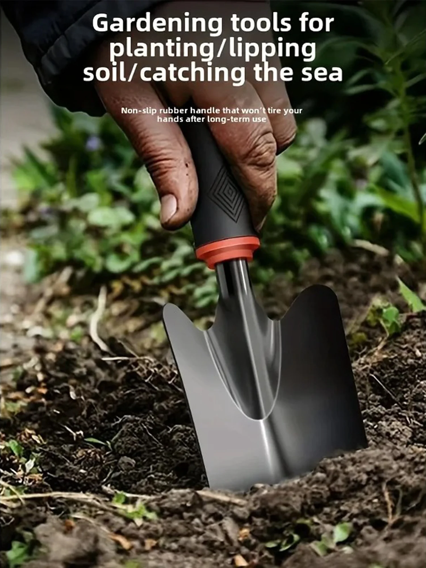 Heavy-Duty Garden Planting Shovel | Stainless Steel Digging & Transplanting Hand Tool 7