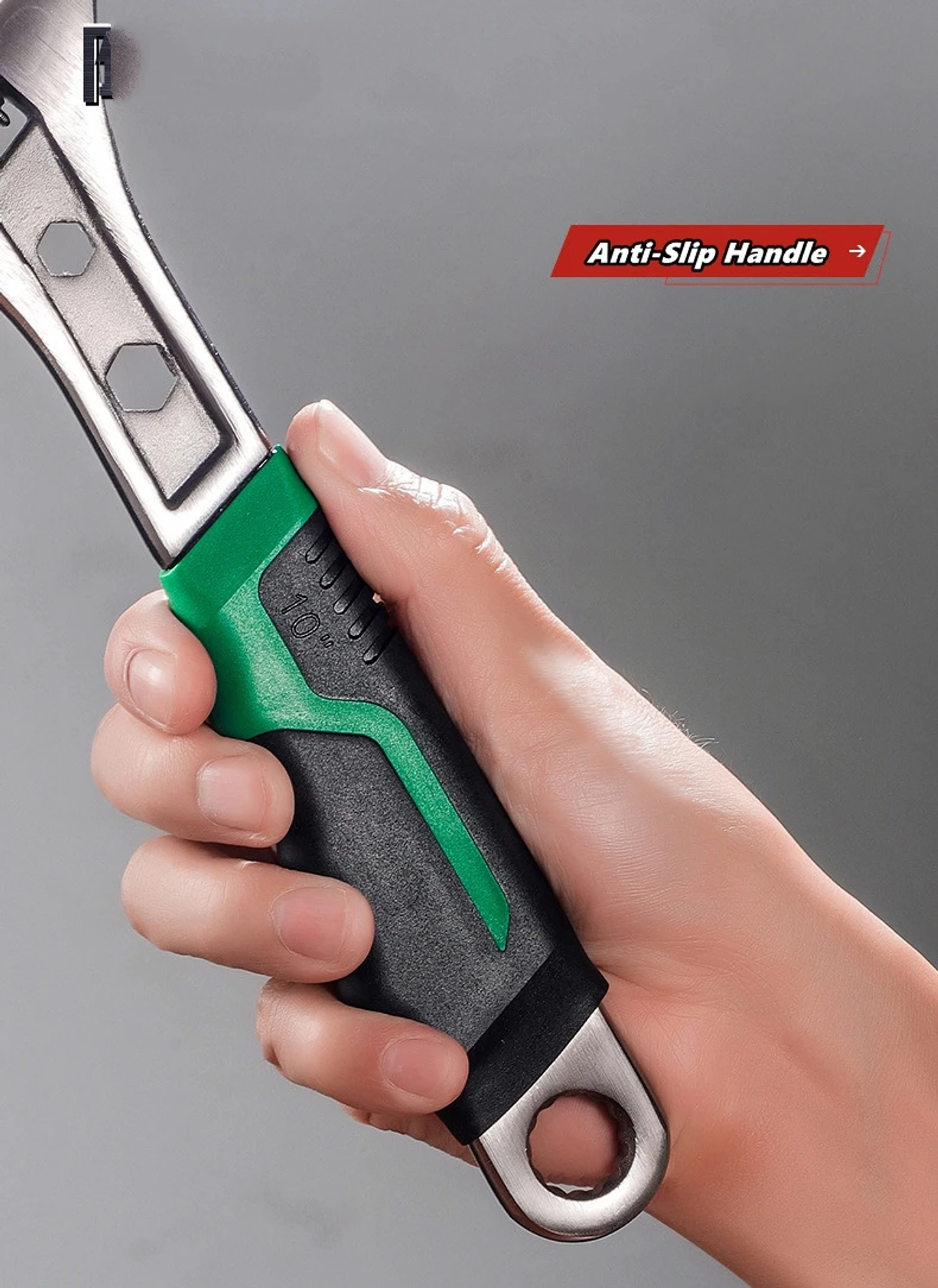 Industrial Adjustable Wrench | High-Strength Cr-V Precision Spanner 11