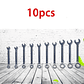 10-Piece Mini Metric Spanner Set | 4mm–11mm Portable Keychain Wrench Kit - thumbnail 7