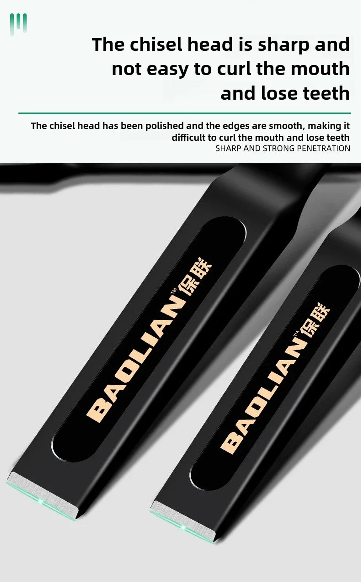 Professional Flat Head Woodworking Chisel | High-Strength Cr-V Alloy Steel Tool 11