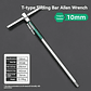 Heavy-Duty T-Handle Hex Key | High-Torque Carbon Steel Allen Wrench with Ergonomic Grip - thumbnail 7