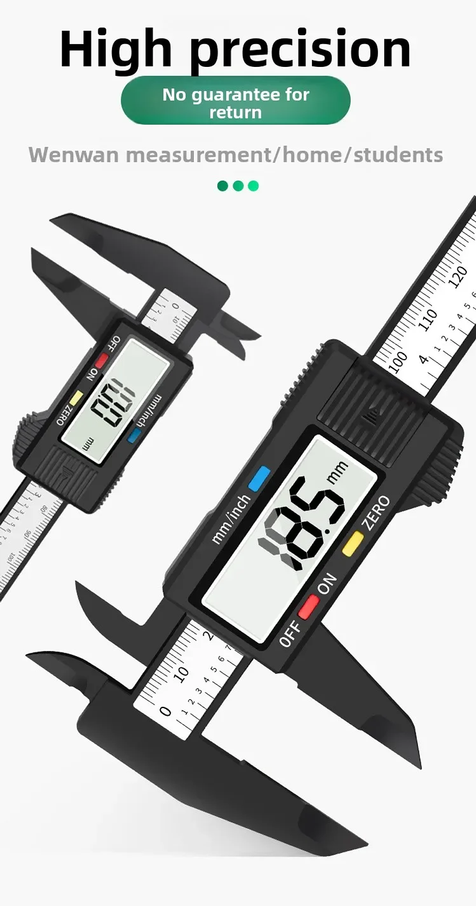 Digital LCD Vernier Caliper | 150mm High-Precision Electronic Gauge 11