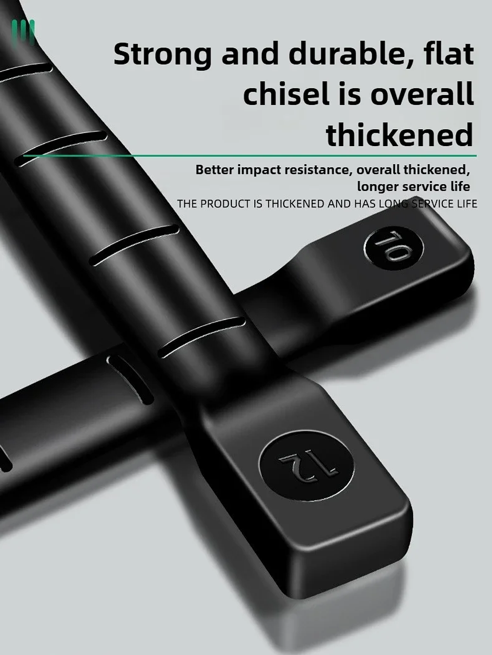 Professional Flat Head Woodworking Chisel | High-Strength Cr-V Alloy Steel Tool 13