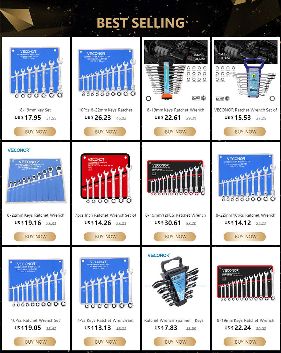 Professional Mini Wrench Set | Double-Ended Cr-V Steel Precision Spanners 8