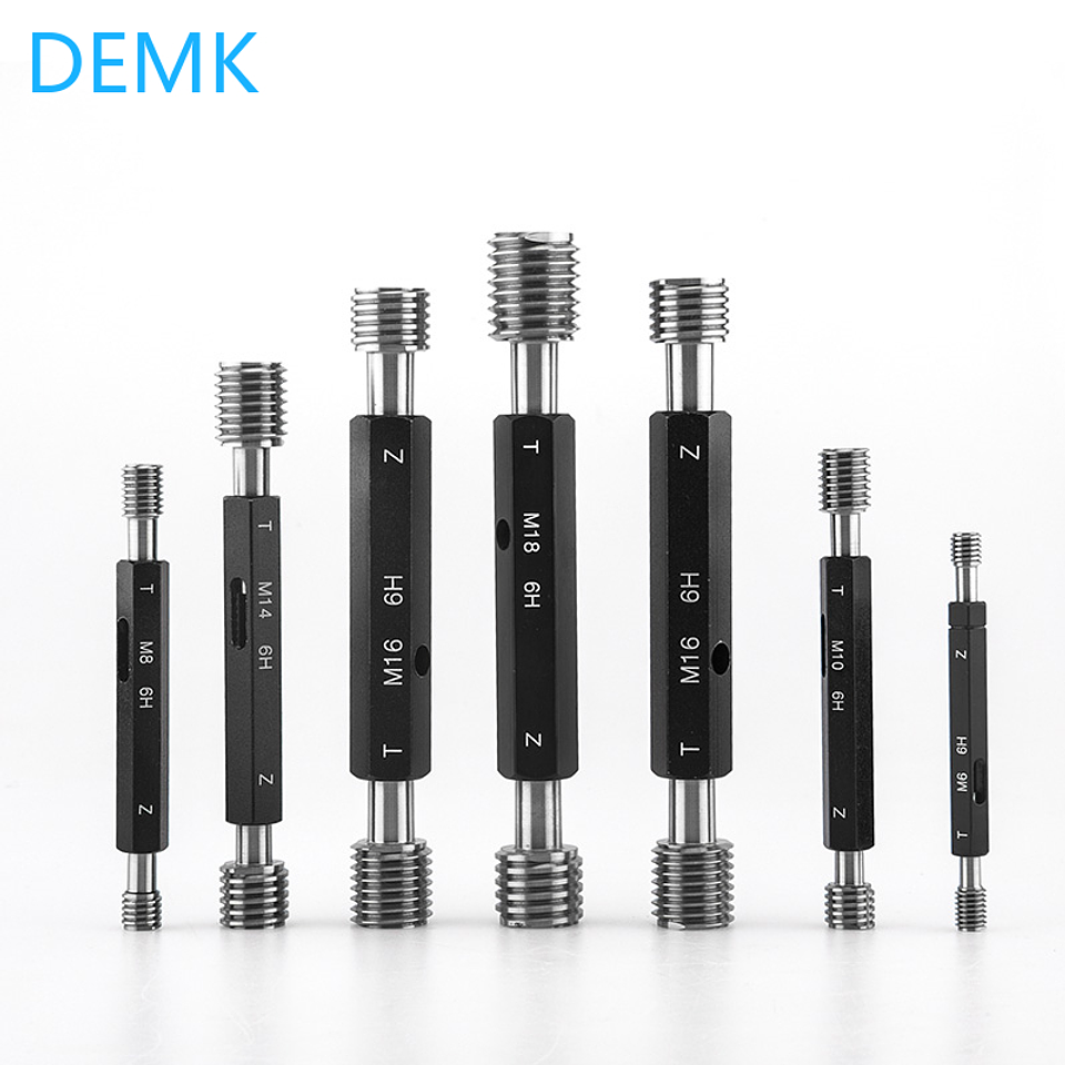 High-Precision Metric Thread Plug Gauge | 6H Accuracy Nickel-Chrome Alloy Steel Internal Thread Tester 4