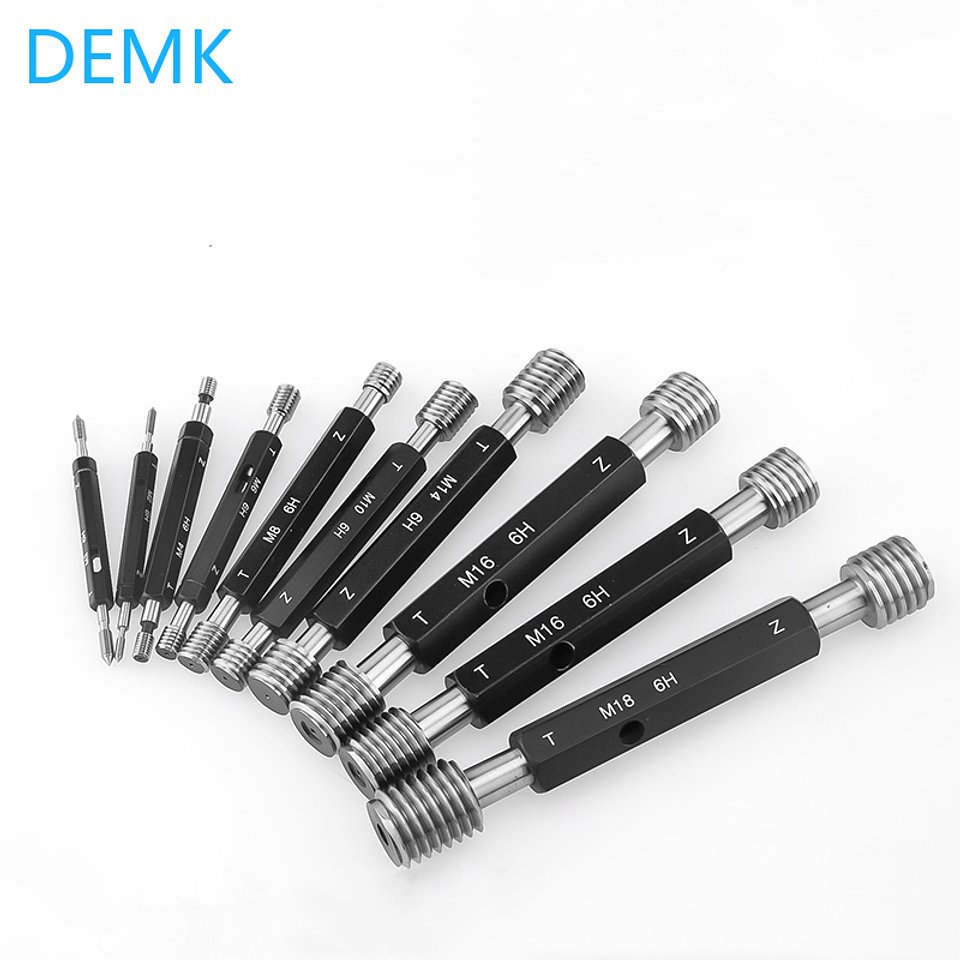 High-Precision Metric Thread Plug Gauge | 6H Accuracy Nickel-Chrome Alloy Steel Internal Thread Tester 5